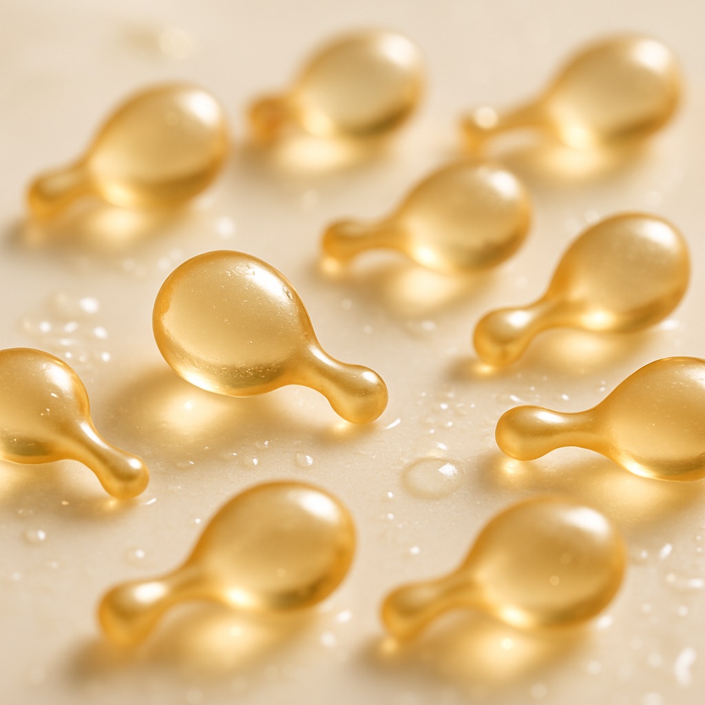 Single-use skincare serum capsules