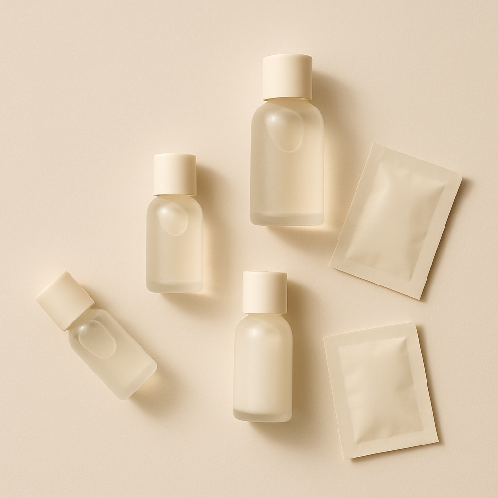 Travel-size minis and samples